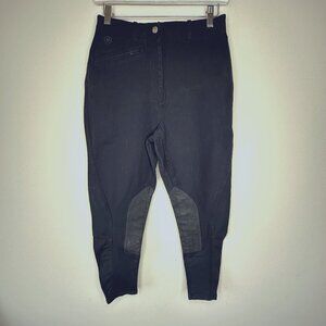 Ariat All Around Equestrian Performance Western Breeches Pants in Black - Sz 30R